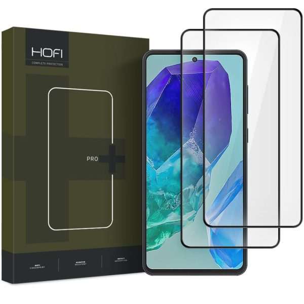 SZK?O HARTOWANE HOFI GLASS PRO+ 2-PACK GALAXY M55 5G BLACK