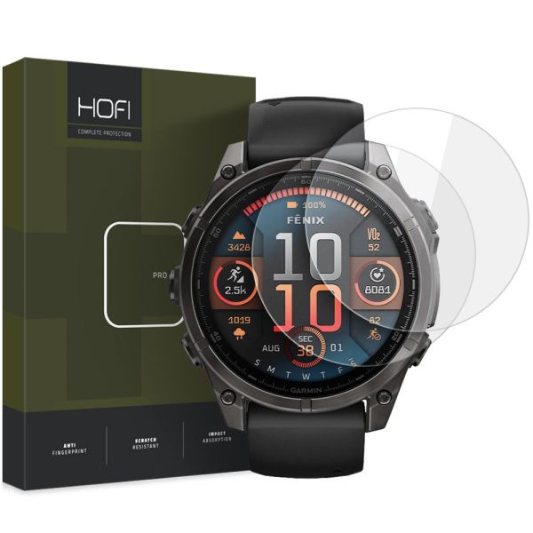 SZK?O HARTOWANE HOFI GLASS PRO+ 2-PACK GARMIN FENIX 8 (47 MM) CLEAR