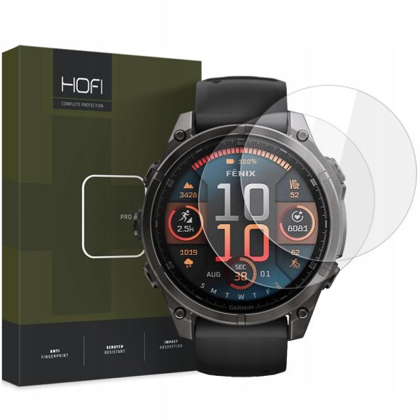 SZK?O HARTOWANE HOFI GLASS PRO+ 2-PACK GARMIN FENIX 8 (51 MM) CLEAR