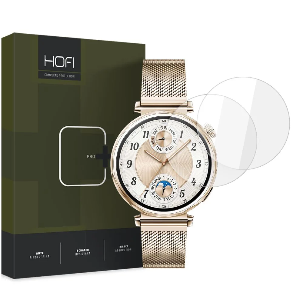 Τζάμι Προστασίας Huawei Watch GT 5 41mm Hofi Glass Pro+ 2-Pack Clear