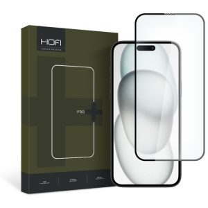 SZK?O HARTOWANE HOFI GLASS PRO+ IPHONE 15 BLACK