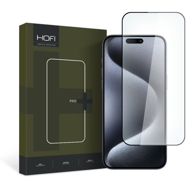 SZK?O HARTOWANE HOFI GLASS PRO+ IPHONE 15 PRO BLACK