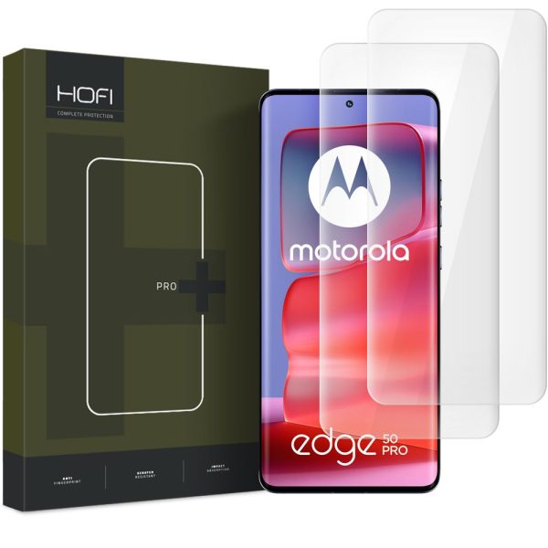 SZK?O HARTOWANE HOFI UV GLASS PRO+ 2-PACK MOTOROLA EDGE 50 FUSION / EDGE 50 PRO 5G CLEAR