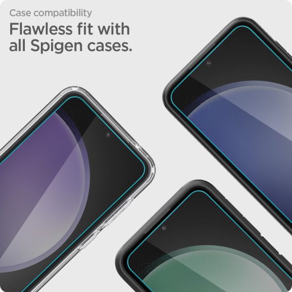 SPIGEN ALM GLAS.TR 2-PACK GALAXY S23 FE CLEAR (AGL06986) - Image 13