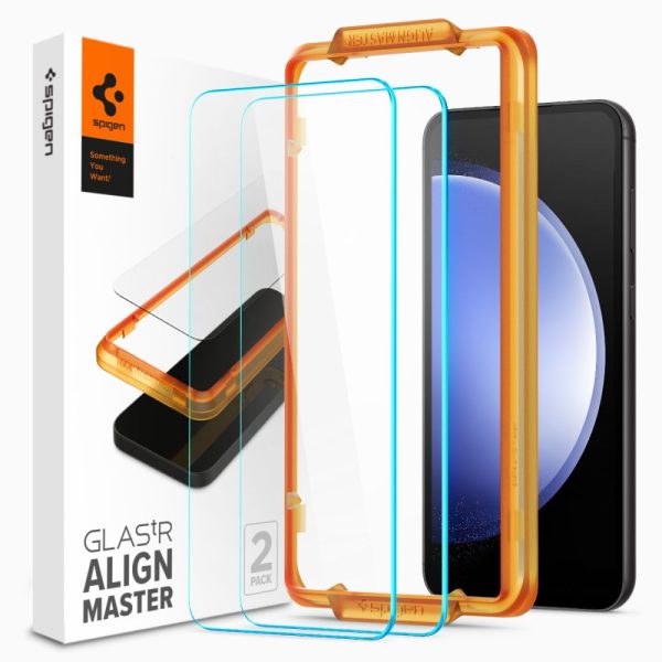 SZK?O HARTOWANE SPIGEN ALM GLAS.TR 2-PACK GALAXY S23 FE CLEAR