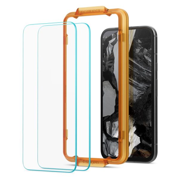 SPIGEN ALM GLAS.TR 2-PACK GOOGLE PIXEL 8A CLEAR (AGL07464) - Image 6