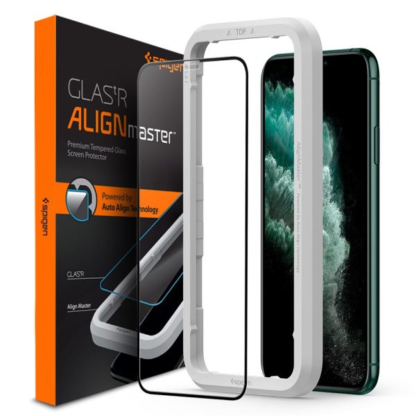 SZK?O HARTOWANE SPIGEN ALM GLASS FC IPHONE 11 PRO MAX BLACK