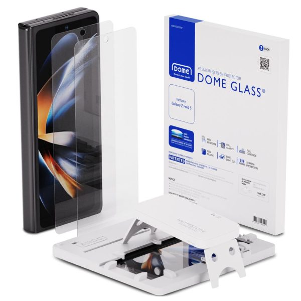 SZK?O HARTOWANE WHITESTONE DOME GLASS 2-PACK GALAXY Z FOLD 5 CLEAR