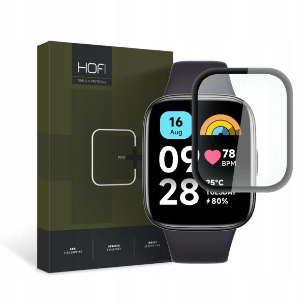 SZK?O HYBRYDOWE HOFI HYBRID PRO+ XIAOMI REDMI WATCH 3 ACTIVE BLACK