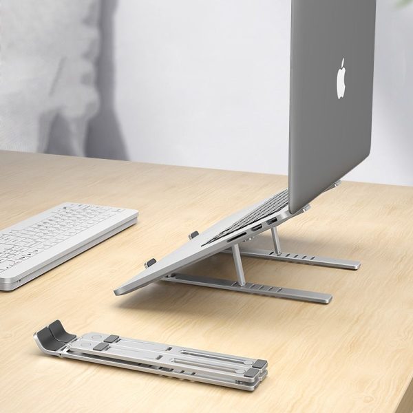 TECH-PROTECT ALUSTAND UNIVERSAL LAPTOP STAND DARK GREY - Image 5