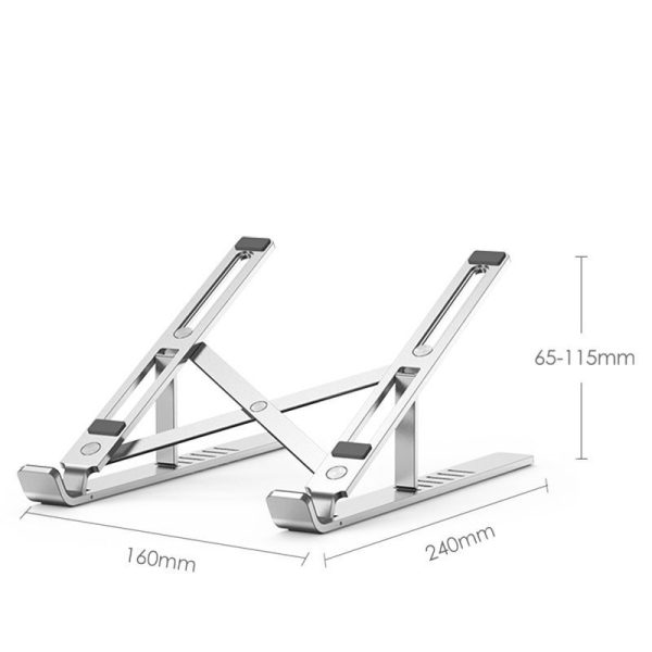 TECH-PROTECT ALUSTAND UNIVERSAL LAPTOP STAND DARK GREY - Image 8