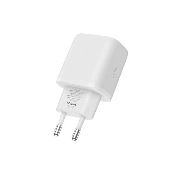 Σετ Φορτιστή Τοίχου Tech-Protect C20W 20W USB-C / USB-A με Καλώδιο USB-C Λευκό - Image 5