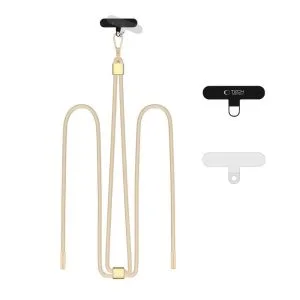 Λουράκι Κινητού Crossbody Tech-Protect C2S Beige Gold