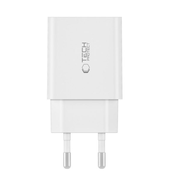 TECH-PROTECT C35W 2-PORT NETWORK CHARGER PD35W WHITE - Image 2