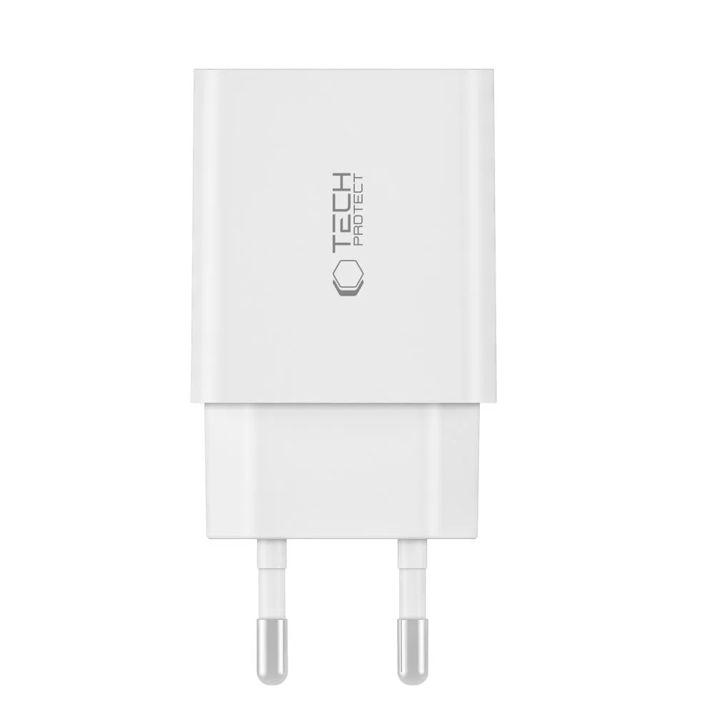 Φορτιστής USB-C Tech-Protect C35W PD 35W 2-Port White - Image 2