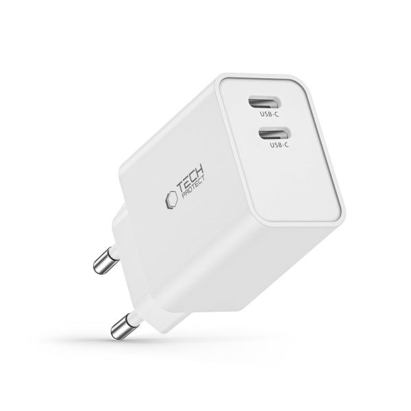 TECH-PROTECT C35W 2-PORT NETWORK CHARGER PD35W WHITE - Image 6