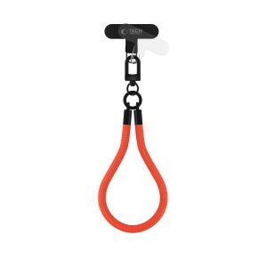 TECH-PROTECT C3S ROPE WRIST STRAP NEON ORANGE/BLACK