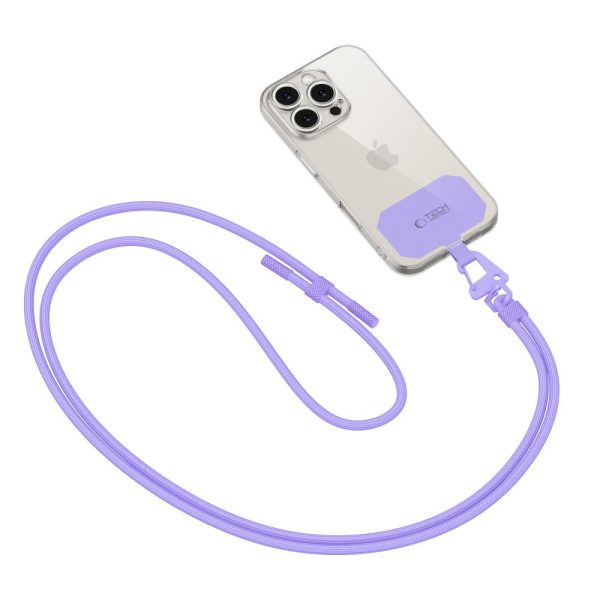 TECH-PROTECT C5S ROPE CROSSBODY STRAP LAVENDER - Image 2