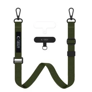 Λουράκι Κινητού Tech-Protect C6S Rope Crossbody Cargo Khaki