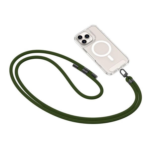 TECH-PROTECT C7S ROPE CROSSBODY STRAP HUNTER GREEN/BLACK - Image 2