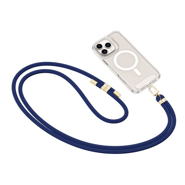 TECH-PROTECT C7S ROPE CROSSBODY STRAP NAVY BLUE/GOLD - Image 2