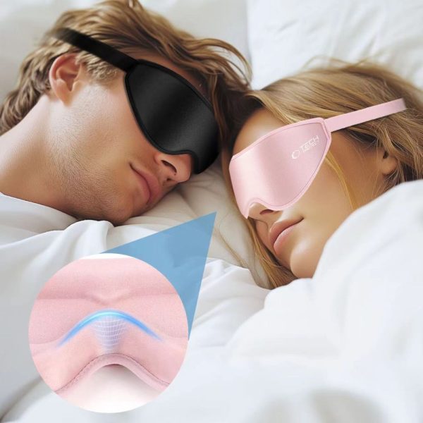 TECH-PROTECT EYESHADE SLEEP MASK BABY PINK - Image 5