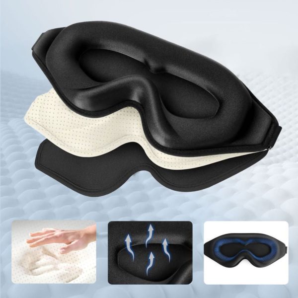 TECH-PROTECT EYESHADE SLEEP MASK MATTE BLACK - Image 4