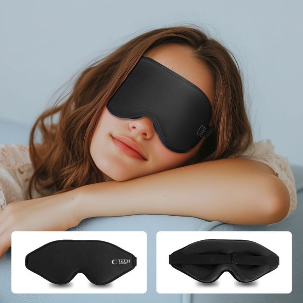 TECH-PROTECT EYESHADE SLEEP MASK MATTE BLACK - Image 6