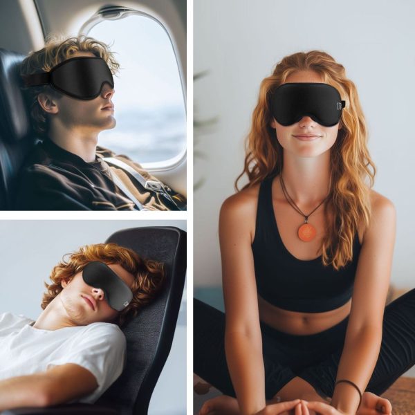 TECH-PROTECT EYESHADE SLEEP MASK MATTE BLACK - Image 8