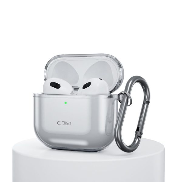 Θήκη Tech-Protect Flexair Ash Grey-Apple AirPods 4 - Image 3