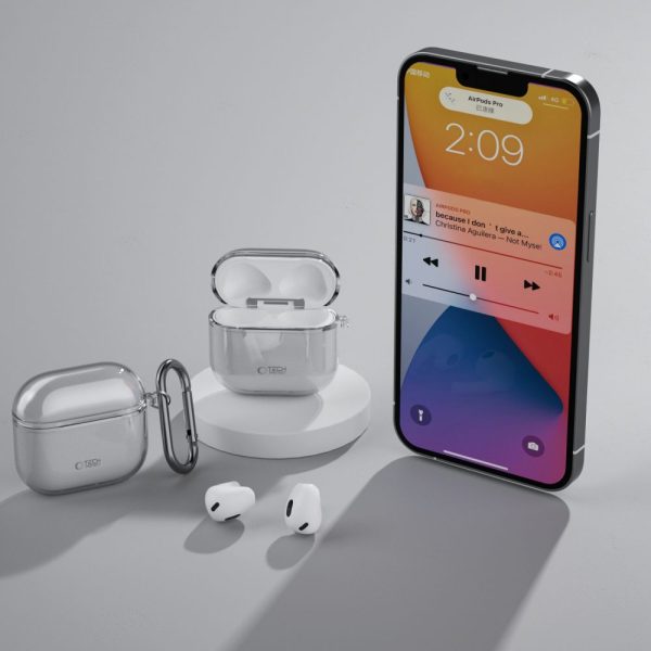 Θήκη Tech-Protect Flexair Ash Grey-Apple AirPods 4 - Image 6