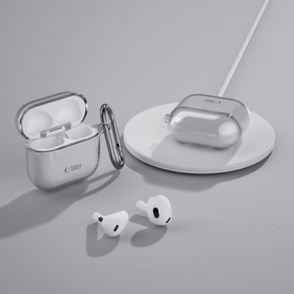 Θήκη Tech-Protect Flexair Ash Grey-Apple AirPods 4 - Image 7