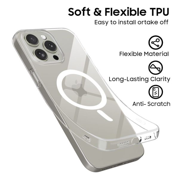 TECH-PROTECT FLEXAIR MAGSAFE IPHONE 15 PRO MAX CLEAR - Image 5