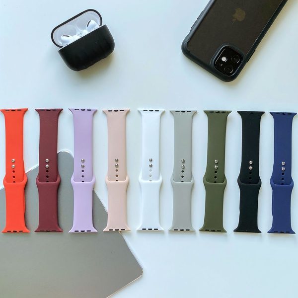 TECH-PROTECT ICONBAND APPLE WATCH 4 / 5 / 6 / 7 / 8 / 9 / SE / ULTRA 1 / 2  (42 / 44 / 45 / 49 MM) ORANGE - Image 2