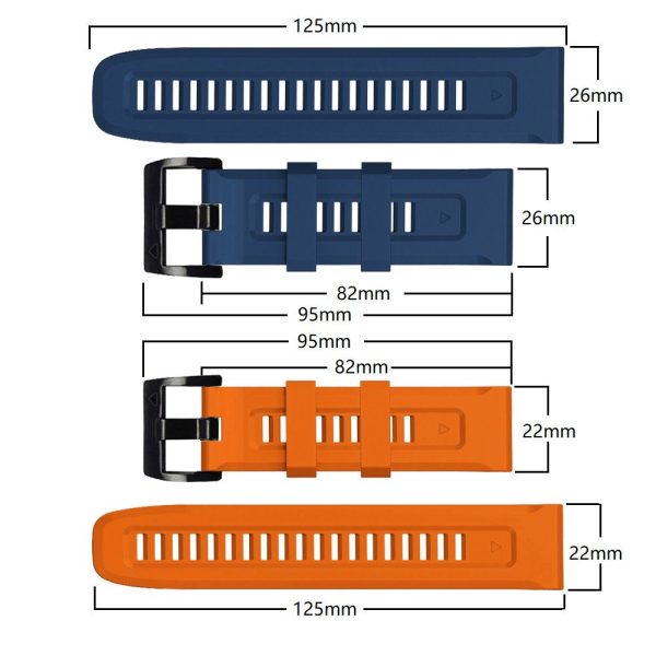 TECH-PROTECT ICONBAND GARMIN FENIX 3 / 5X / 3HR / 5X PLUS / 6X / 6X PRO / 7X ORANGE - Image 3