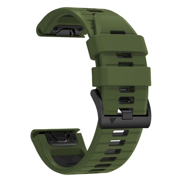 TECH-PROTECT ICONBAND PRO GARMIN FENIX 3 / 5X / 3HR / 5X PLUS / 6X / 6X PRO / 7X ARMY GREEN/BLACK - Image 2