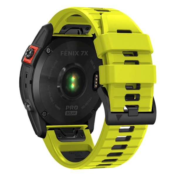 TECH-PROTECT ICONBAND PRO GARMIN FENIX 3 / 5X / 3HR / 5X PLUS / 6X / 6X PRO / 7X LIME/BLACK - Image 3