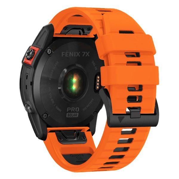 TECH-PROTECT ICONBAND PRO GARMIN FENIX 3 / 5X / 3HR / 5X PLUS / 6X / 6X PRO / 7X ORANGE/BLACK - Image 3