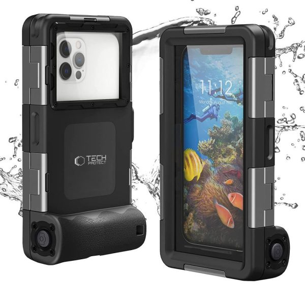 TECH-PROTECT IPX8 UNIVERSAL DIVING WATERPROOF CASE BLACK - Image 3