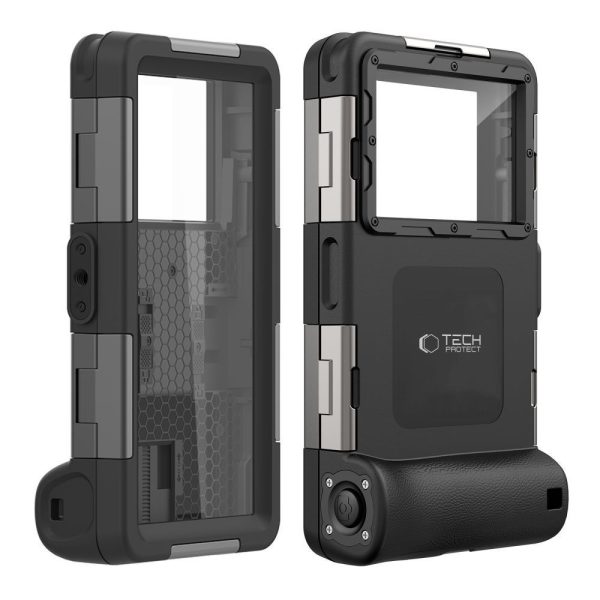 TECH-PROTECT IPX8 UNIVERSAL DIVING WATERPROOF CASE BLACK - Image 4