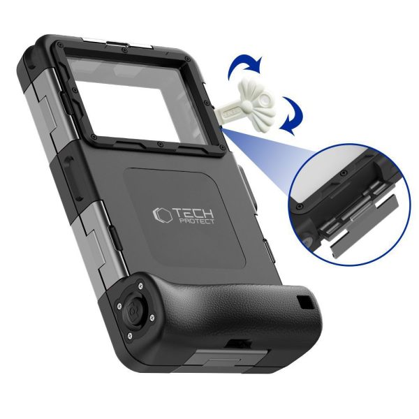 TECH-PROTECT IPX8 UNIVERSAL DIVING WATERPROOF CASE BLACK - Image 5