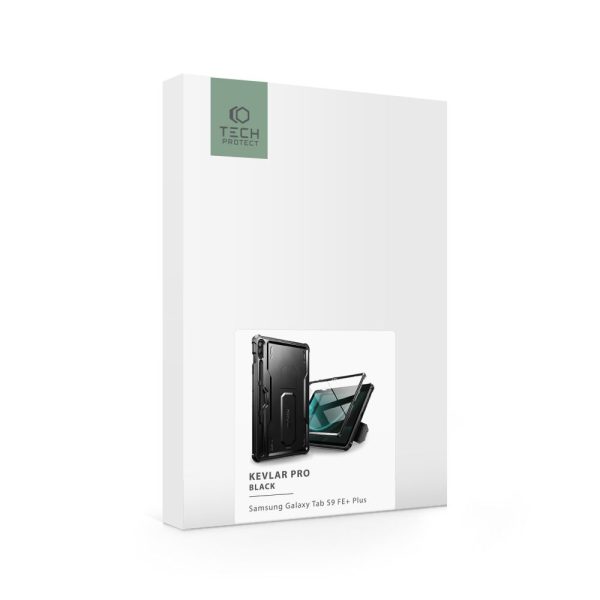 TECH-PROTECT KEVLAR PRO GALAXY TAB S9 FE+ PLUS 12.4 X610 / X616B BLACK - Image 7