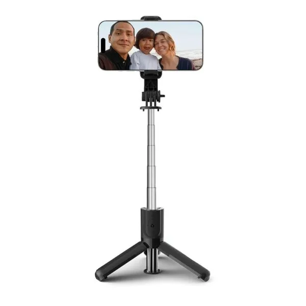 TECH-PROTECT L02S BLUETOOTH SELFIE STICK TRIPOD BLACK - Image 8