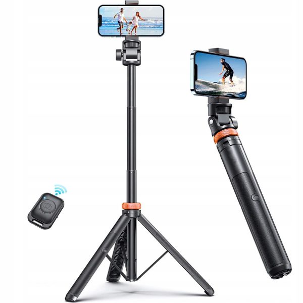 TECH-PROTECT L03S BLUETOOTH SELFIE STICK TRIPOD BLACK - Image 5