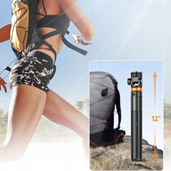 TECH-PROTECT L03S BLUETOOTH SELFIE STICK TRIPOD BLACK - Image 6