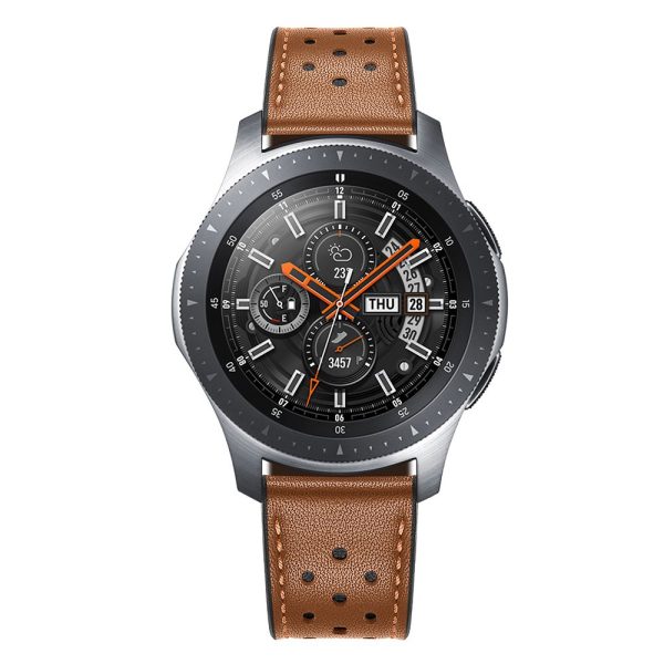 TECH-PROTECT LEATHER SAMSUNG GALAXY WATCH 46MM BROWN - Image 7