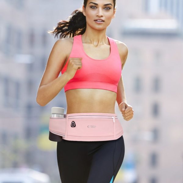 TECH-PROTECT M3 UNIVERSAL SPORT WAIST BAG DUSTY ROSE - Image 5