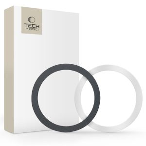 TECH-PROTECT MAGMAT MAGSAFE UNIVERSAL MAGNETIC RING 2-PACK BLACK & SILVER