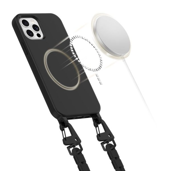 TECH-PROTECT MAGNECKLACE MAGSAFE IPHONE 12 / 12 PRO BLACK - Image 3