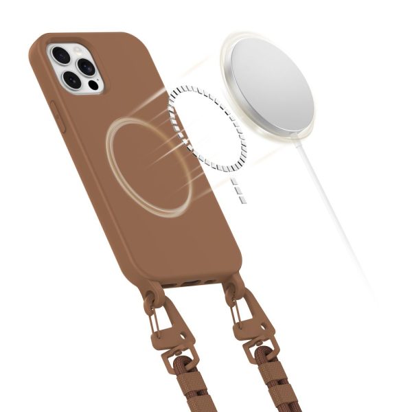 TECH-PROTECT MAGNECKLACE MAGSAFE IPHONE 12 / 12 PRO CHOCOLATE BROWN - Image 3